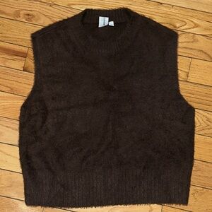 Men's Collusion Brown Sweater Vest Size 6